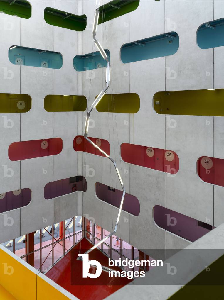 L'Atrium, Universitite Pierre et Marie Curie, Jussieu, Paris 6th Arrondissement.Peripheriques Architectes, Anne Francoise Jumeau, Emmanuelle Marin, David Trottin, 2002-2006.