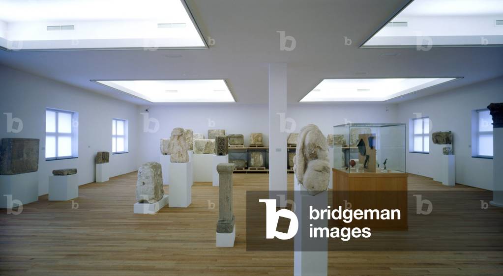 Musee de Bonnafanten in Maastricht in the Netherlands (Netherlands). Architecture Aldo Rossi, 1995. Photography 1995