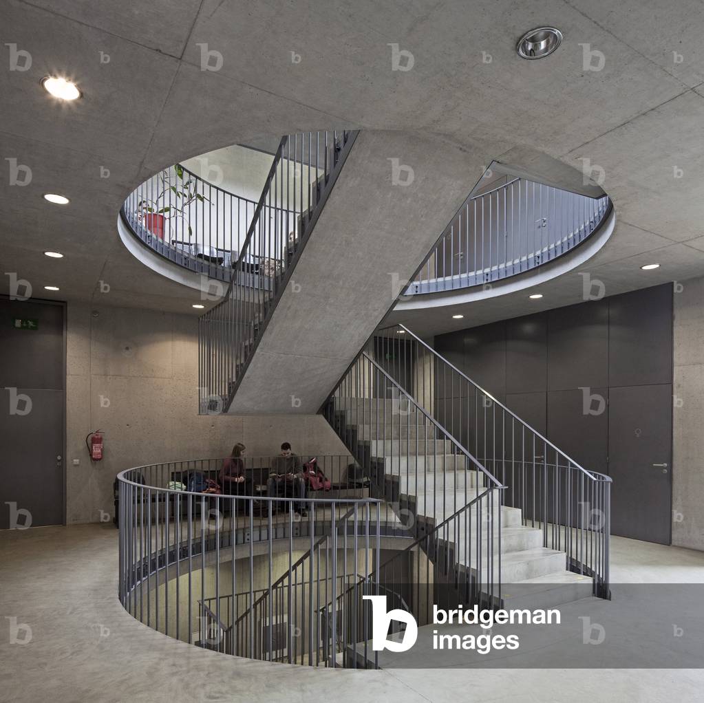Library, extension of the Faculty of Philosophy in Brno, Czech Republic. Realisation 2001, architects Kuba and Pilar. Photography 12/11/09.