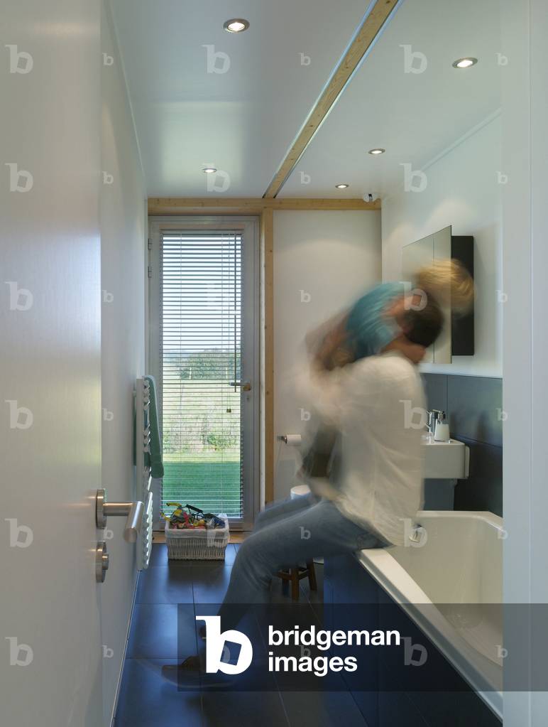 House “” Chaume 01”” in Bourg Achard (Bourg-Achard) in Haute-Normandie (Haute Normandie), France. Architecture of CO-BE Architecture and Landscape, 2007. Photography 10/06/07