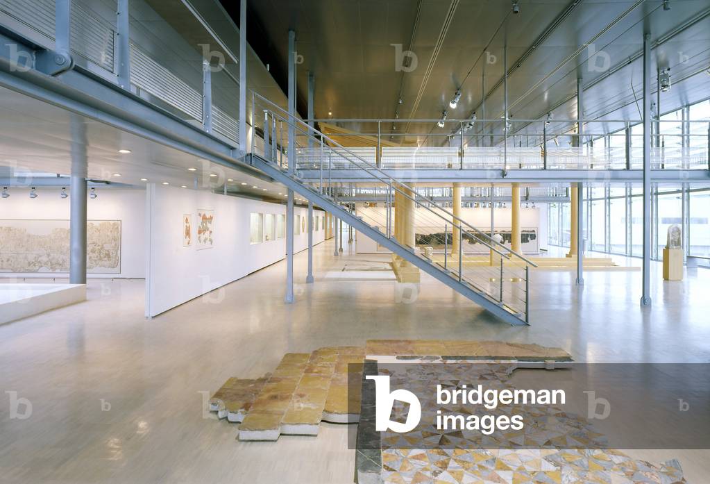 Museum and archaeological site of Saint Romain en Gal (Rhone). Realisation 1996, architects Jean Paul Morel and Philippe Chaix. Photography 1996.