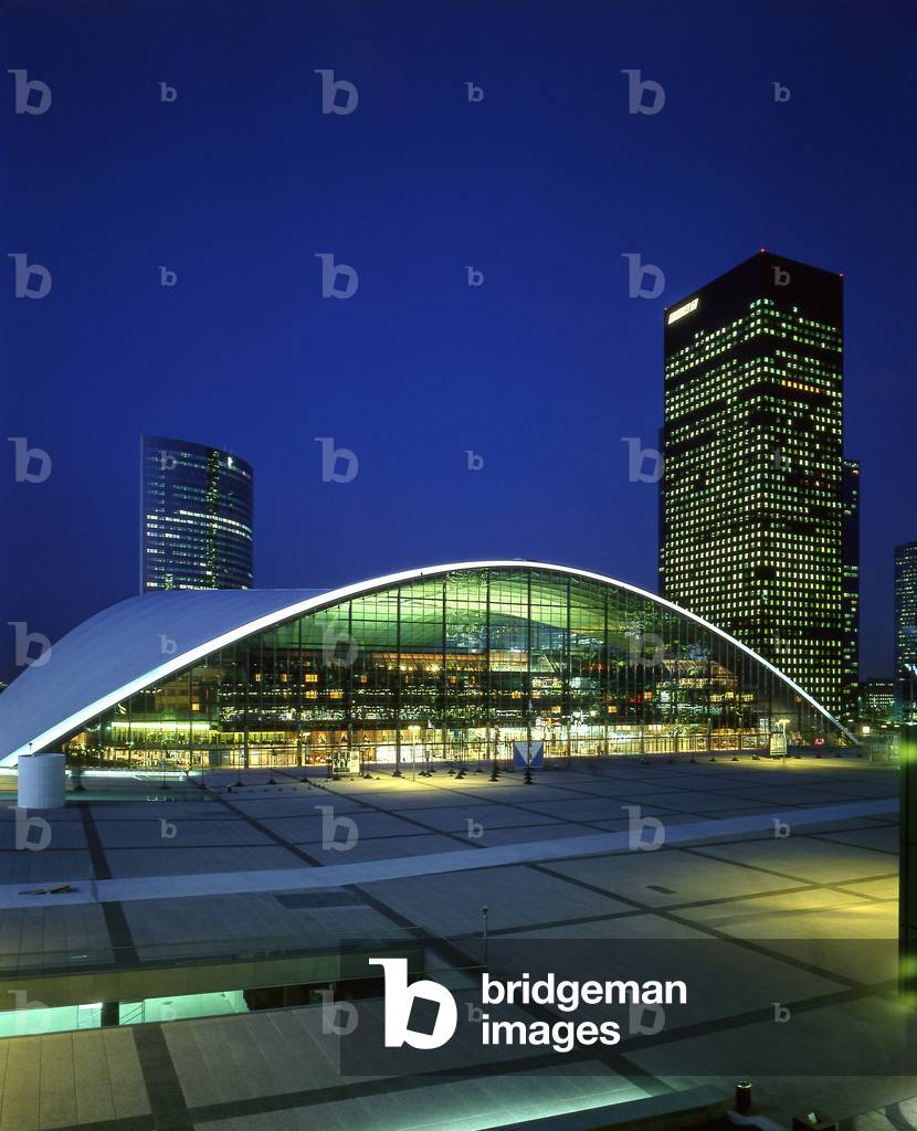 CNIT exhibition hall in La Defense, Paris, Hauts de Seine