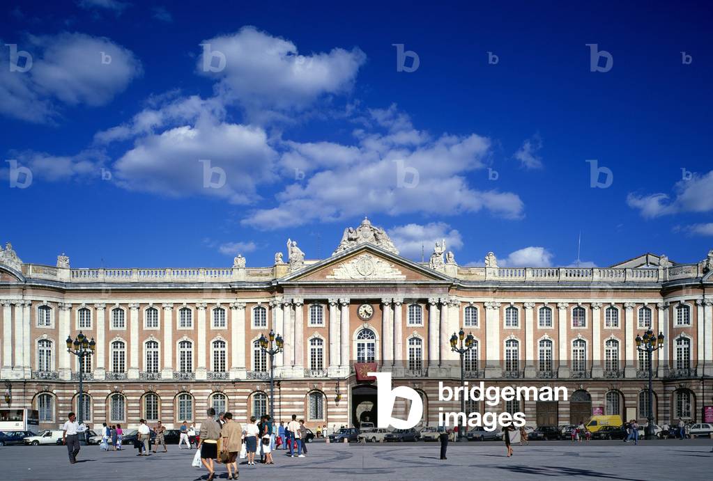 Place du Capitole in Toulouse (Haute Garonne), architect Guillaume Cammas, 1750-1753.