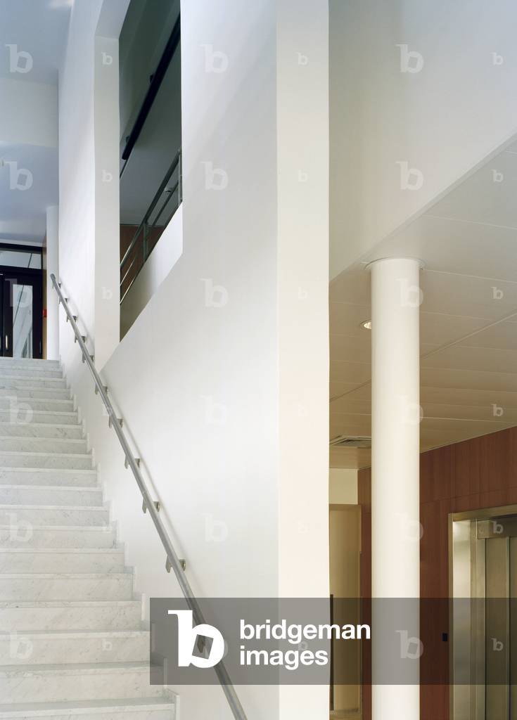 Hospital in Gennevilliers (Hauts de Seine). Realisation 2006, architects Pascal Beau and Robert Vanhecke.
