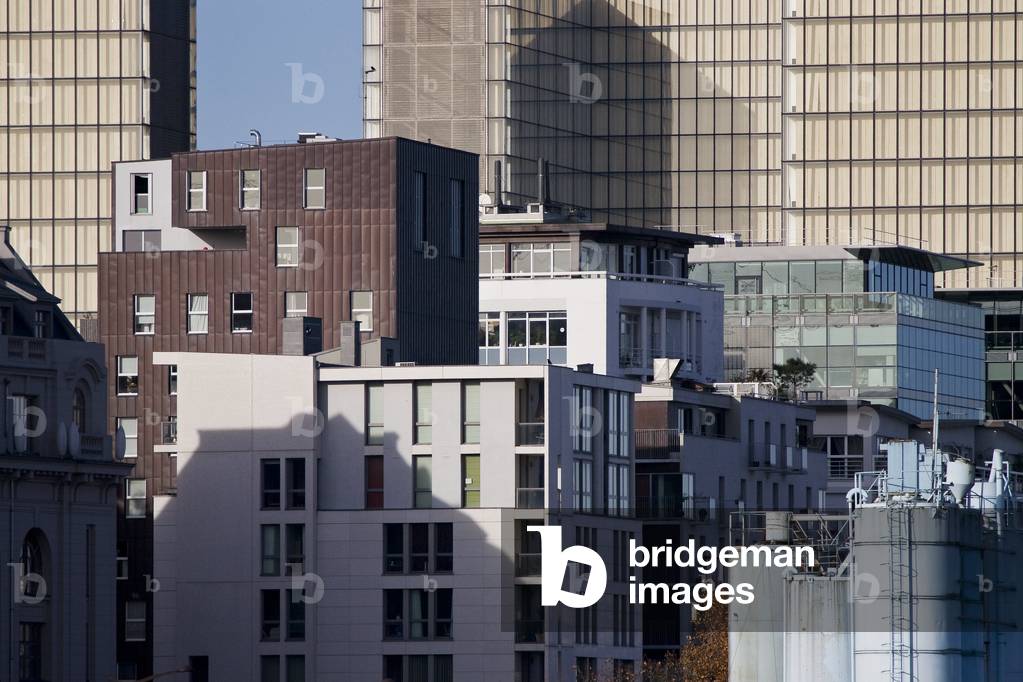 Paris Rive Gauche, the ZAC Massena, Paris 75013. Chief Architect Christian de Portzamparc, with Dominique Perrault, 2007. Photography 02/12/07.