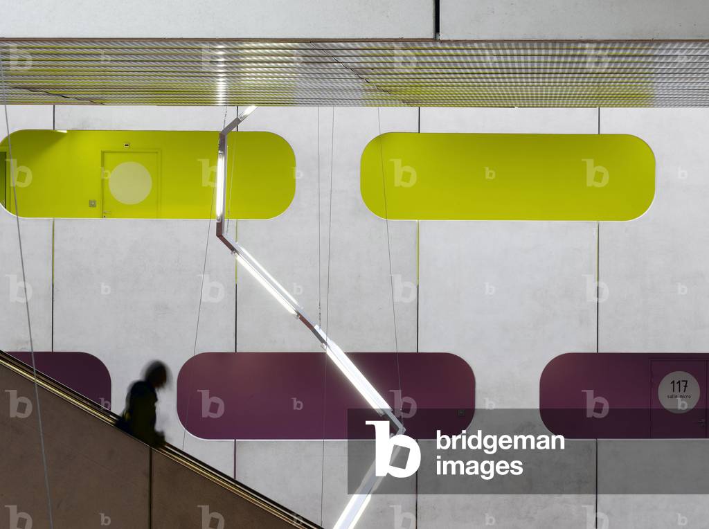 L'Atrium, Universitite Pierre et Marie Curie, Jussieu, Paris 6th Arrondissement.Peripheriques Architectes, Anne Francoise Jumeau, Emmanuelle Marin, David Trottin, 2002-2006.