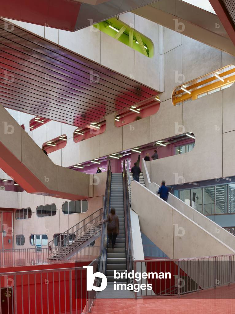 L'Atrium de Jussieu, Pole scientifique, Paris 5th arrondissement. Architects Peripheriques, Anne Francoise Jumeau and Emmanuelle Marin and David Trottin, 2002- 2006.