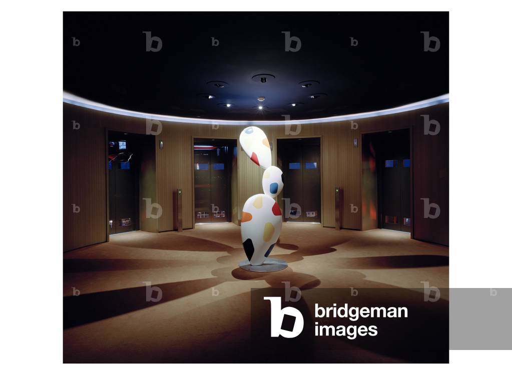 Javier Mariscal floor inside Hotel Puerta America, 41 Avenida America in Madrid, Spain. Architecture 2005. Photography 13/09/05