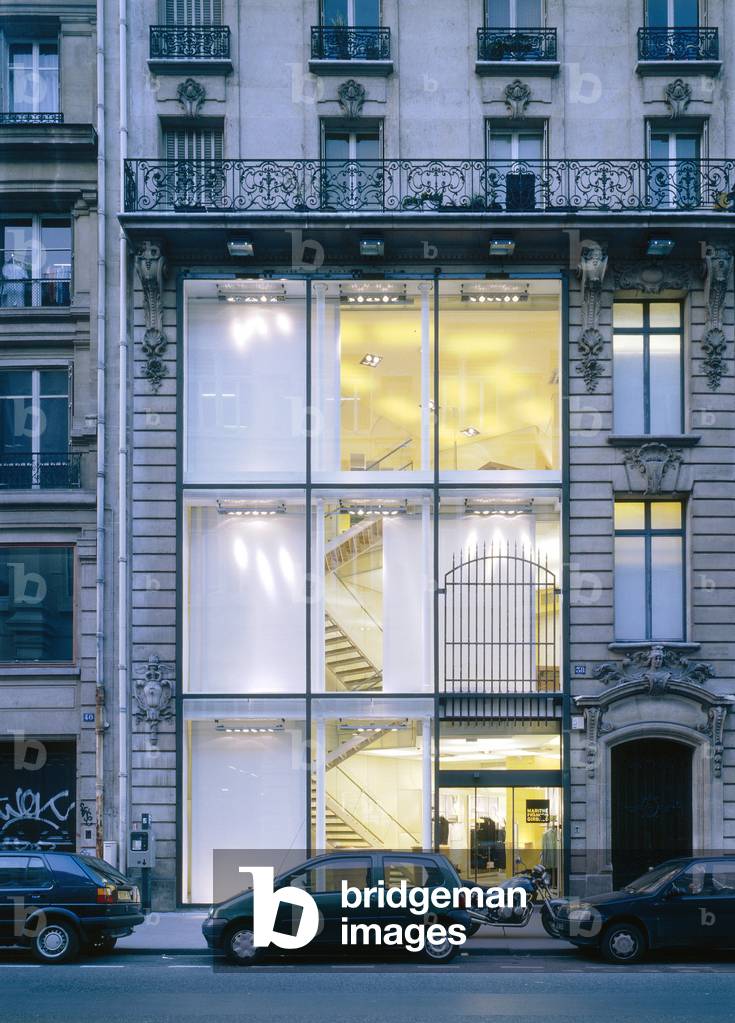 The Marithe et Francois Girbaud boutique in Paris 6, France. Architecture by Kristian Gavoille, 2002.
