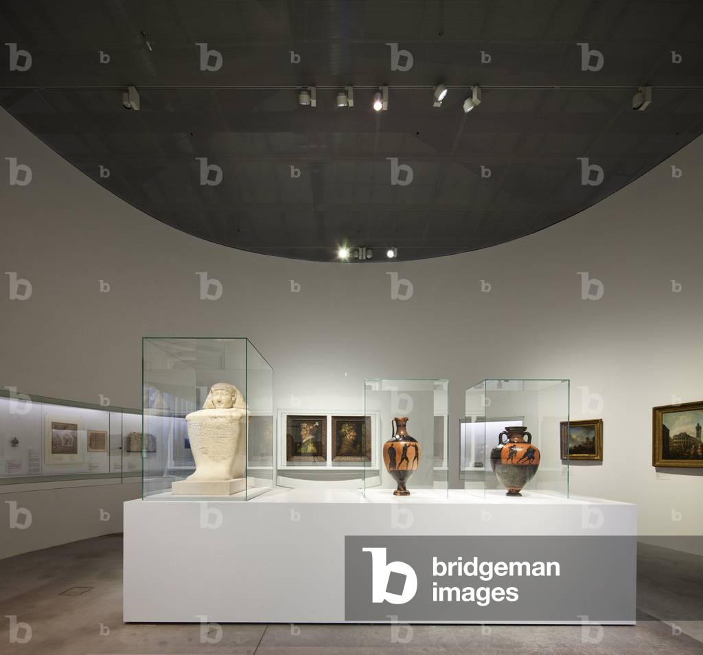 The temporary exhibition “Time at work” in the glass pavilion of the museum of the Louvre-Lens Louvre-Lens - 2012, Kazuyo Sejima and Ryue Nishizawa - Sanaa Agency - © Luc Boegly/Nishizawa Ryue SANAA architects Sejima Kazuyo /Artedia/Leemage