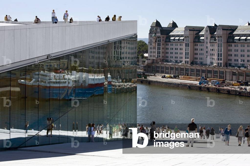 L'Opera d'Oslo Opera House, Norway. Architecture of Snohetta, 2008. Photography 02/07/08
