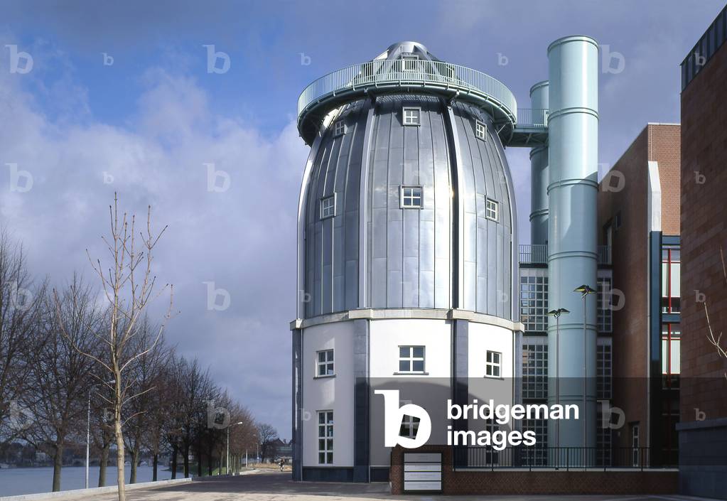 Musee de Bonnafanten in Maastricht in the Netherlands (Netherlands). Architecture Aldo Rossi, 1995. Photography 1995