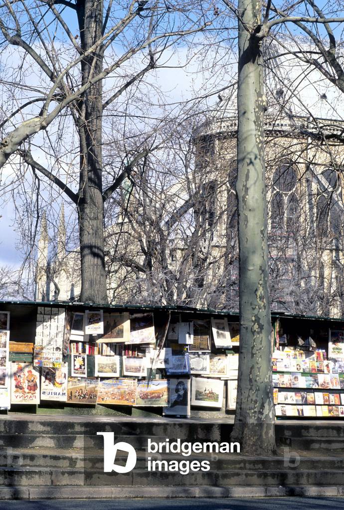 Book makers on Quai Montebello, Paris 5e.