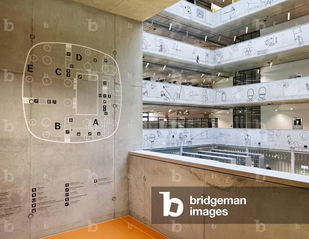 The National Technical Library, Dejvice Campus in Prague, Czech Republic. Construction 2009, Architect Projektil. Photography 12/11/09.