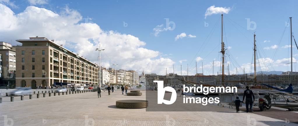 The extension of the town hall of Marseille (Bouches du Rhone). Architect Franck Hammoutene, 2006.