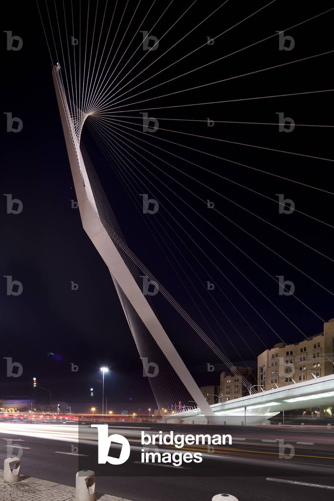 King David's Harp Bridge to Jerusalem David's harp Bridge - Jerusalem - Israel