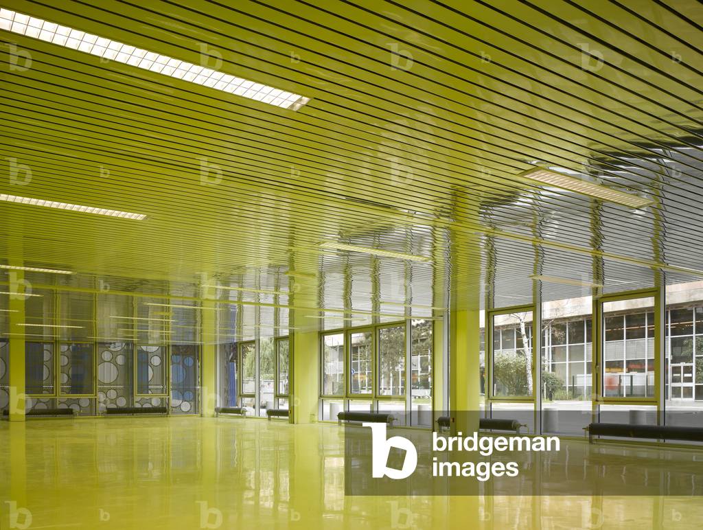 L'Atrium de Jussieu, Pole scientifique, Paris 5th arrondissement. Architects Peripheriques, Anne Francoise Jumeau and Emmanuelle Marin and David Trottin, 2002- 2006.