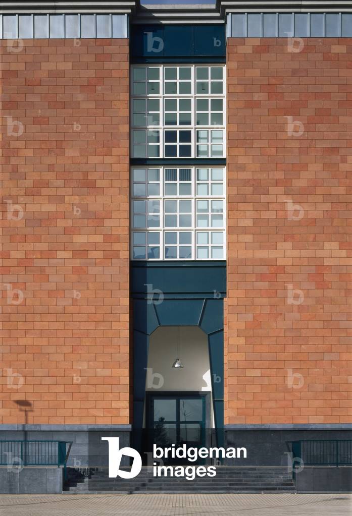 Musee de Bonnafanten in Maastricht in the Netherlands (Netherlands). Architecture Aldo Rossi, 1995. Photography 1995