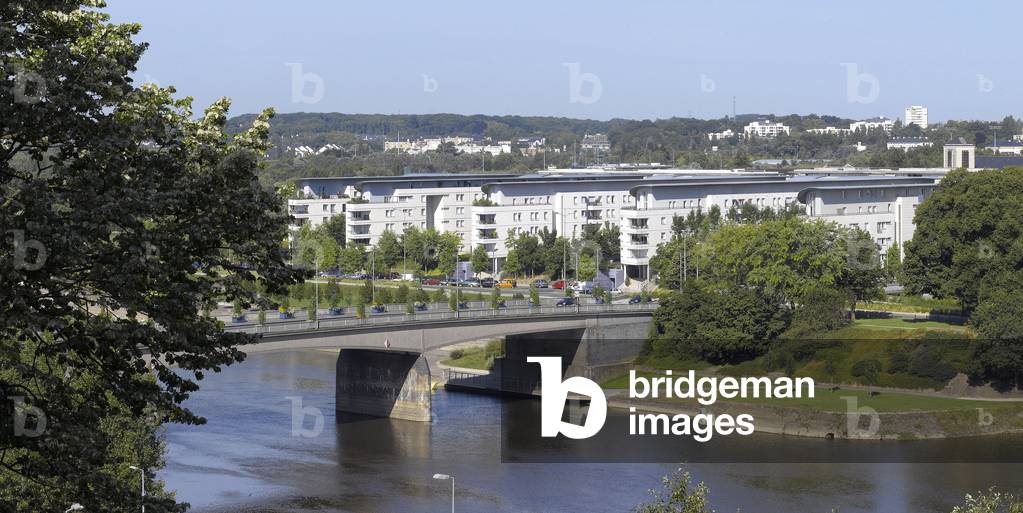 The Loire in Angers (Maine et Loire)