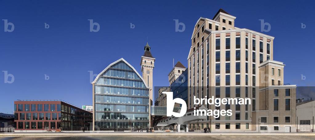 Les Grands Moulins of Pantin, 9 rue du Debarcadere, quai de l'Ourcq, Pantin (Seine Saint Denis) (photo)