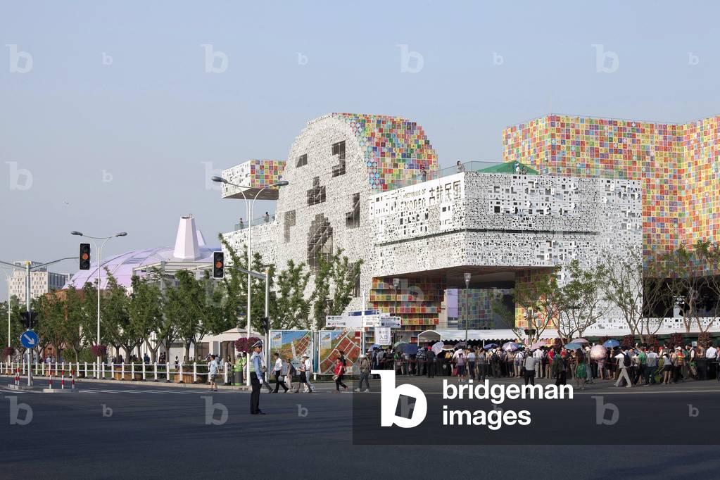 The South Korea Pavilion has the World Exhibition in Shanghai, China, 2010. Photography 23/05/10