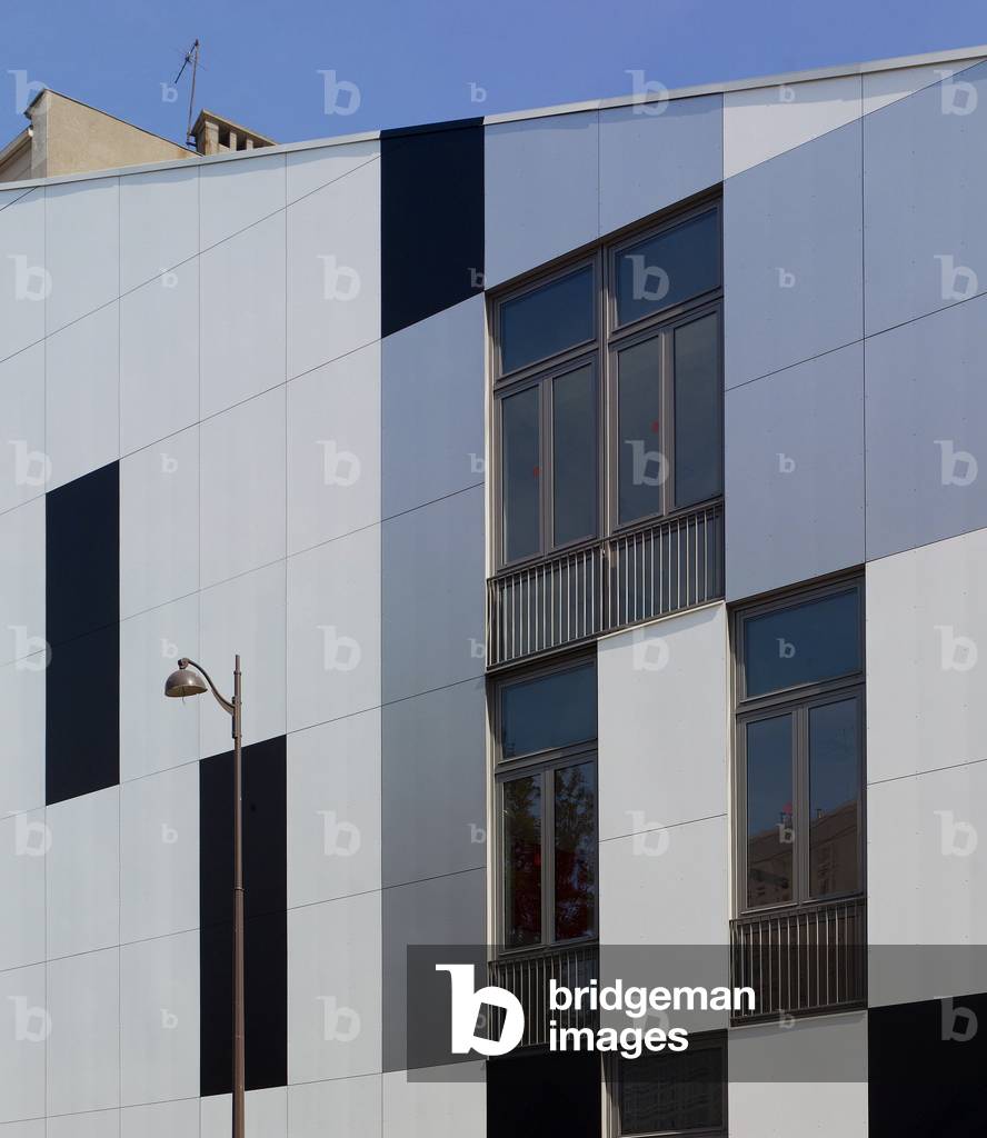 Centre d'animation et de spectacle, Place des Fetes, Paris 19. Architecture by Christian Biecher, 2007. Photography 16/09/07