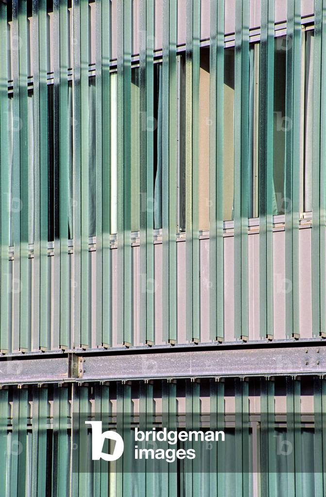 Wall in reglite of the faculte of Jussieu, Paris 5.