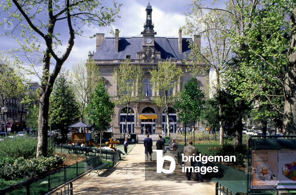 Mayor of the 11th Arrondissement, Place Leon Blum, Paris 11th Arrondissement.