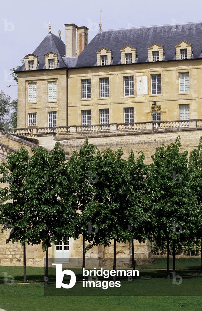 The castle (1633) of Auvers-sur-Oise (Auvers sur Oise) (Val d'Oise).