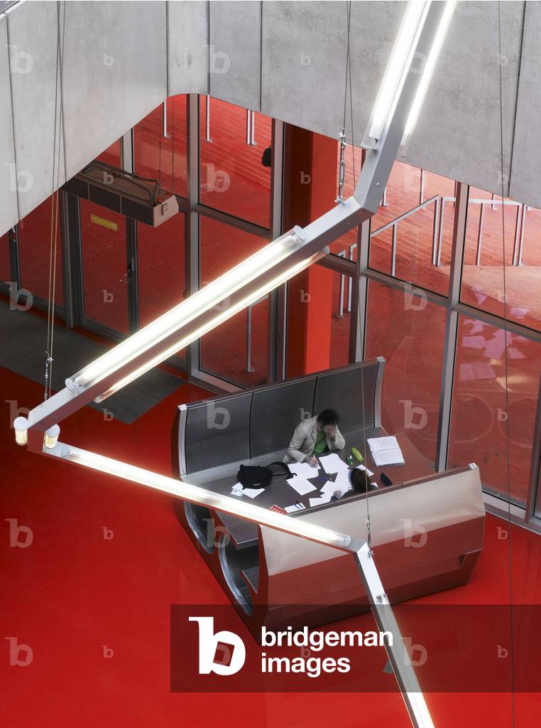 L'Atrium, Universitite Pierre et Marie Curie, Jussieu, Paris 6th Arrondissement.Peripheriques Architectes, Anne Francoise Jumeau, Emmanuelle Marin, David Trottin, 2002-2006.