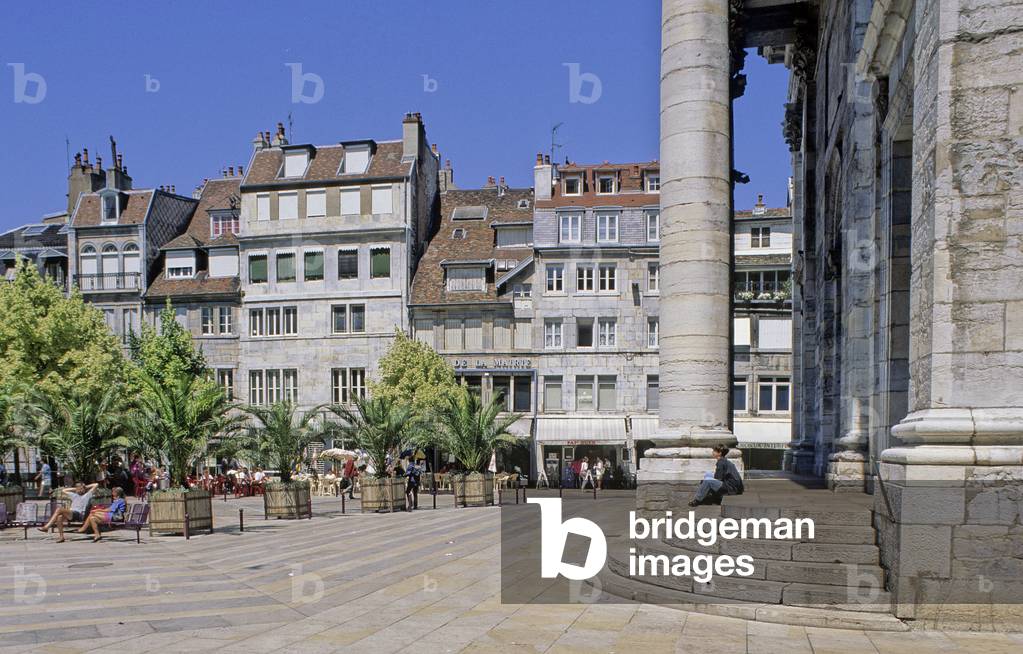 Place Saint-Pierre in Besancon (Doubs).
