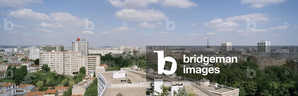 Paris seen from Montrouge (Hauts de Seine).