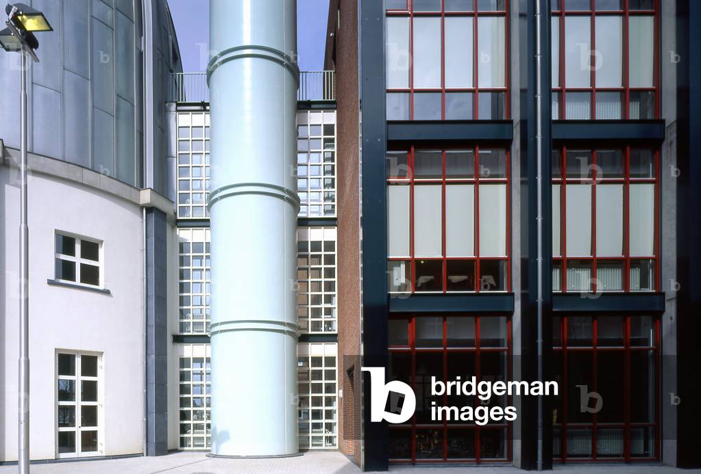Musee de Bonnafanten in Maastricht in the Netherlands (Netherlands). Architecture Aldo Rossi, 1995. Photography 1995