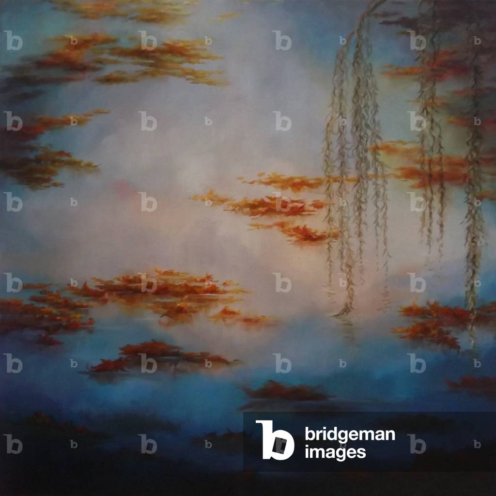 Reflection, 2013 (oil on canvas) Water