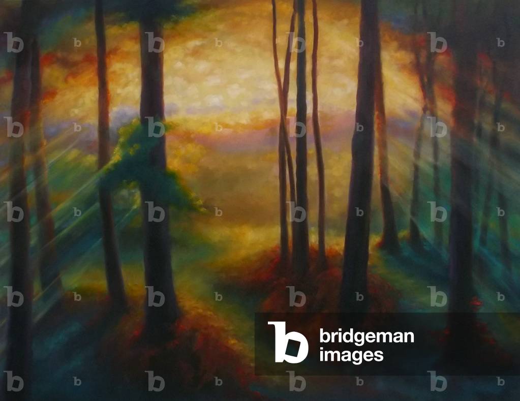 Revelation, 2013 (oil on canvas) Forest