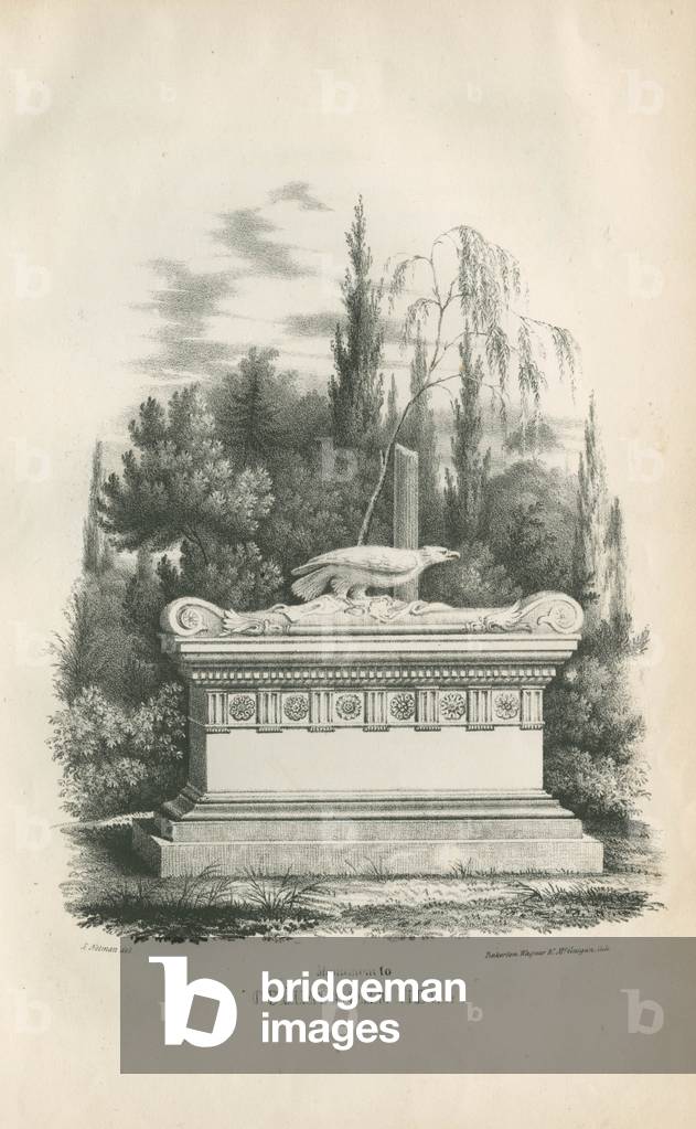 Monument to Commodore Hull, 1844 (litho)