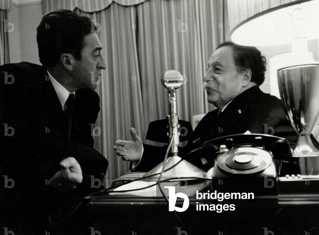 MONTEUX, Pierre and Jean Vallerant in 1958 (photo)