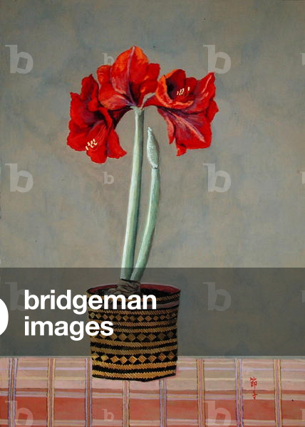 Amaryllis, 1989 (gouache)