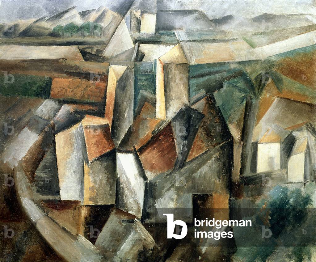 Immagine di Dipinto "il frantoio", 1909 di Pablo Picasso