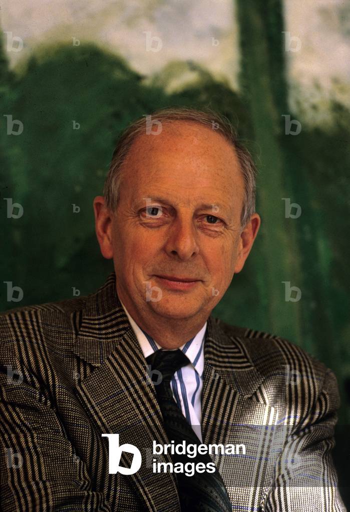 Andre Brasilier, french painter, here in 1991 in Paris (photo)