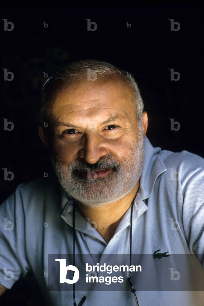 Sculptor Armand Fernandez said Arman (1928-2005) here in Mougins in september 1987