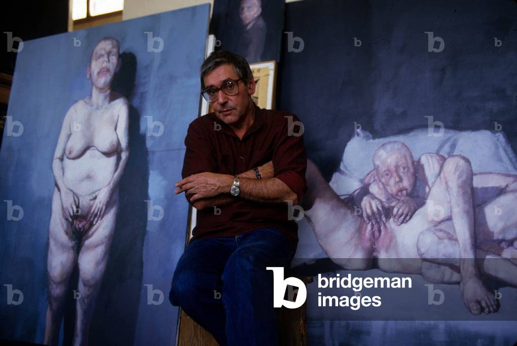 Jean Rustin, french painter, c.1987 (photo)