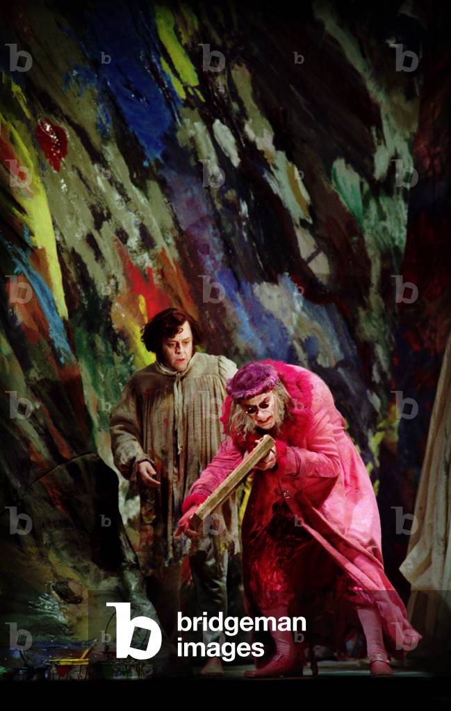 Paul Nilon and Peter Savidge in 'The Portrait', Mieczyslaw Weinberg's opera based on Nikolai Gogol's short story, new production by David Pountney for Opera North, British Premiere opening 2 February 2011