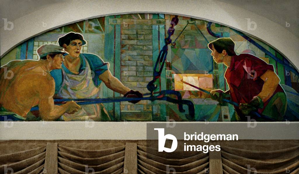 A Foundry Workers Mural in The Philharmonic Hall (photo)