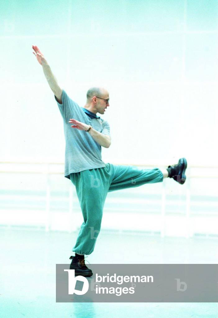 Ashley Page rehearsing