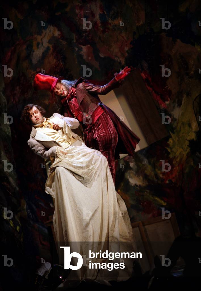 Paul Nilon and Peter Savidge in 'The Portrait', Mieczyslaw Weinberg's opera based on Nikolai Gogol's short story, new production by David Pountney for Opera North, British Premiere opening 2 February 2011