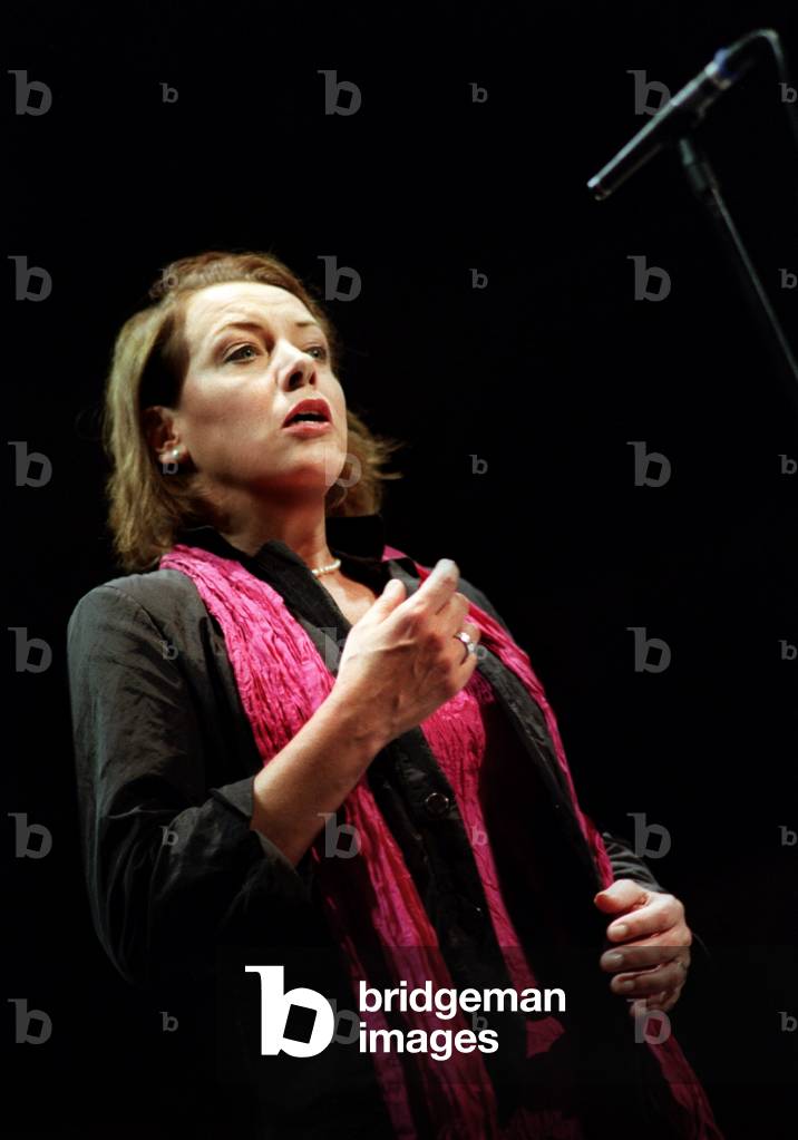 Nina Stemme (soprano) rehearsing