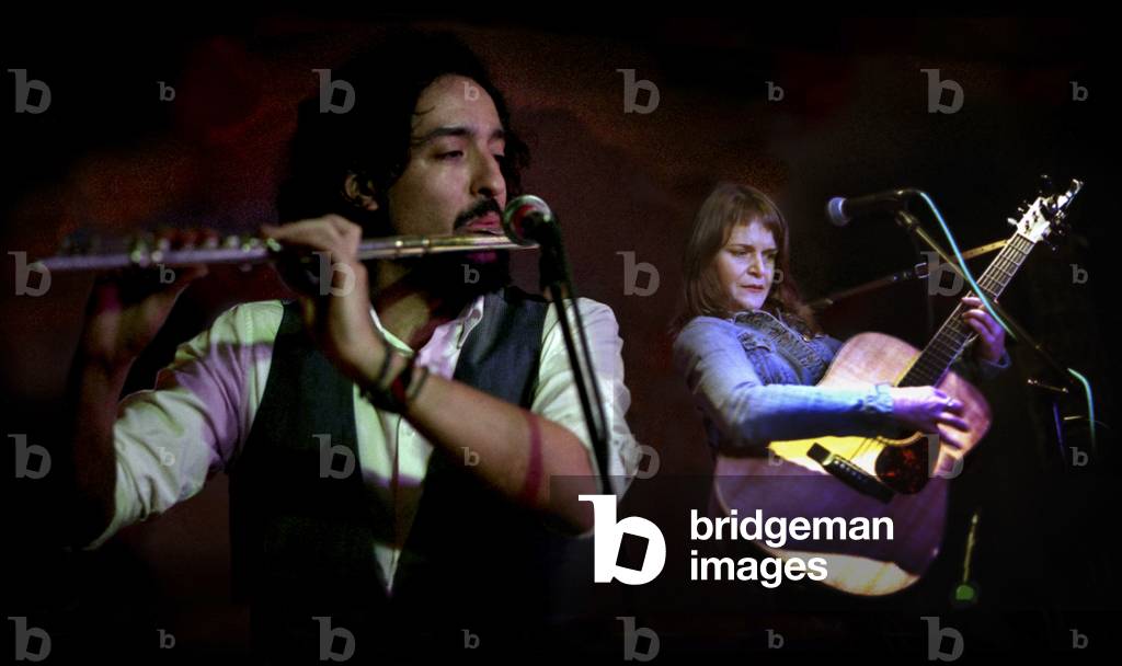 Eva Abraham and Drew Salida