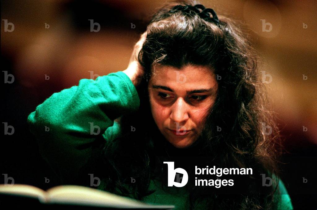 Cecilia Bartoli rehearsing a