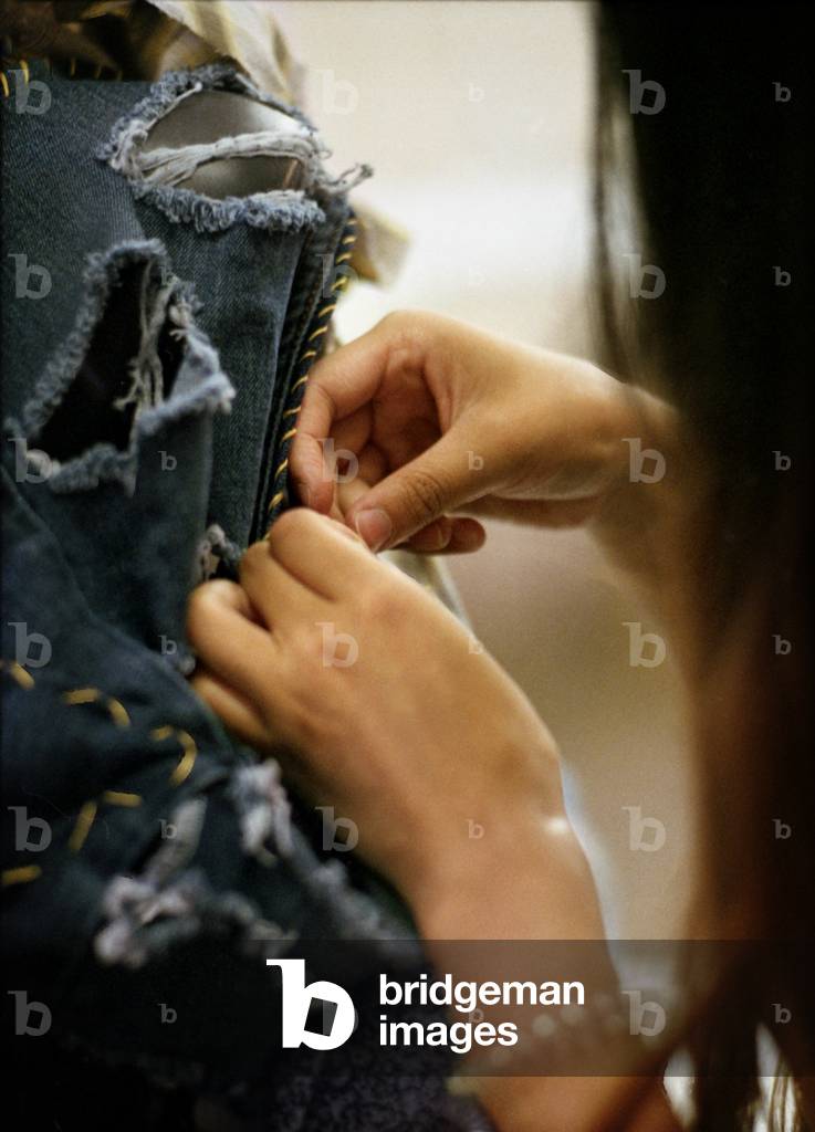 North West Fashion Project upcycling and customising fashion course, The Thanet, London, 2018 (photo)